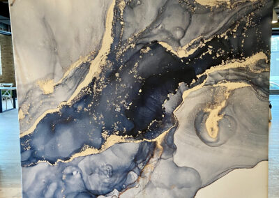 Blue/Gold Marble